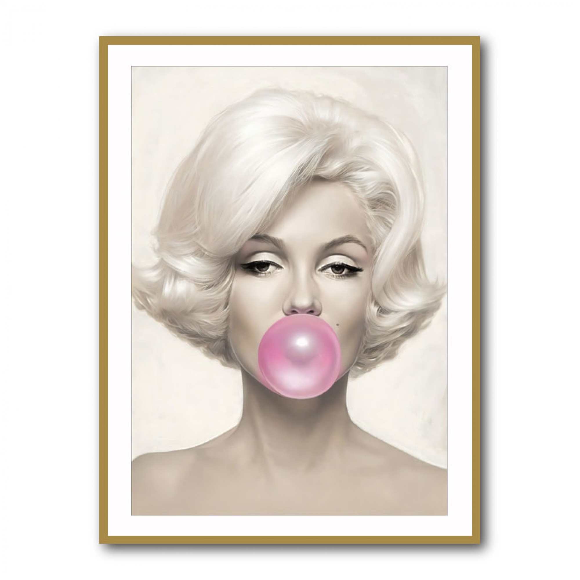 Marilyn Monroe Bubble Gum Wall Art